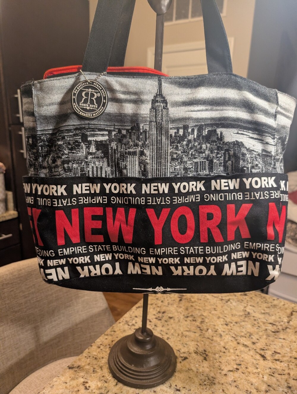 Rubin Ruth New York Skyline Tote Bag